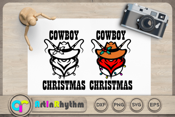 Cowboy Christmas Svg Howdy Christmas