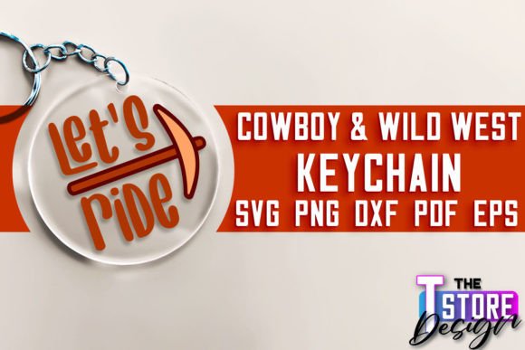 Cowboy Wild West Keychain SVG Review