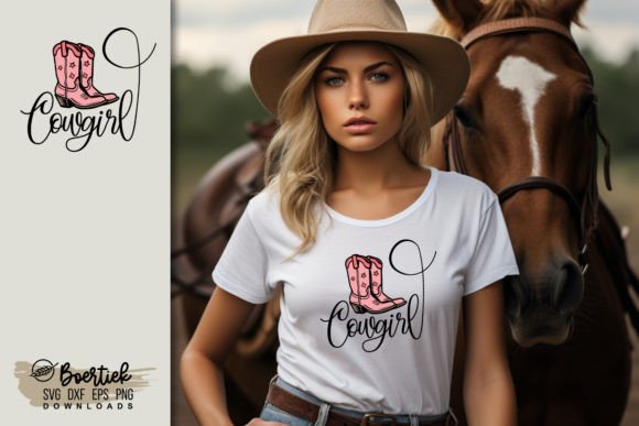 Cowgirl with Boots, SVG File: A Designer’s Review