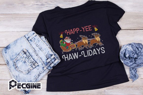 Happ-Yee Haw-Lidays Howdy Western Santa