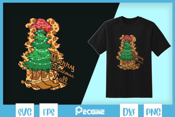Merry Christmas Y all Howdy Cowboy Tree