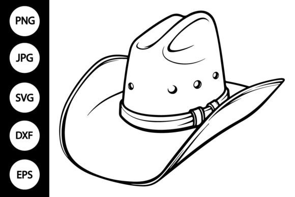 Outline Cowboy Hat SVG Review