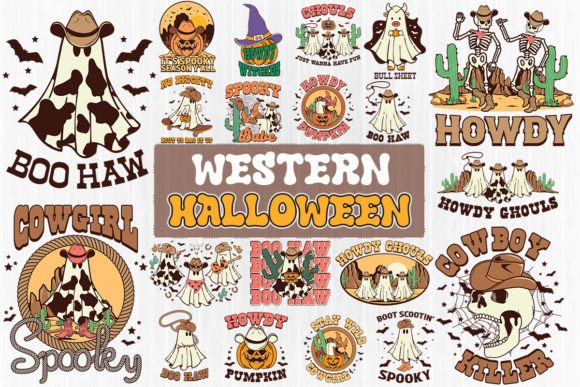 Western Halloween SVG Bundle 20 Designs